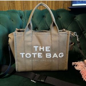 The Marc Jacobs Mini Tote Bag in Slate Green